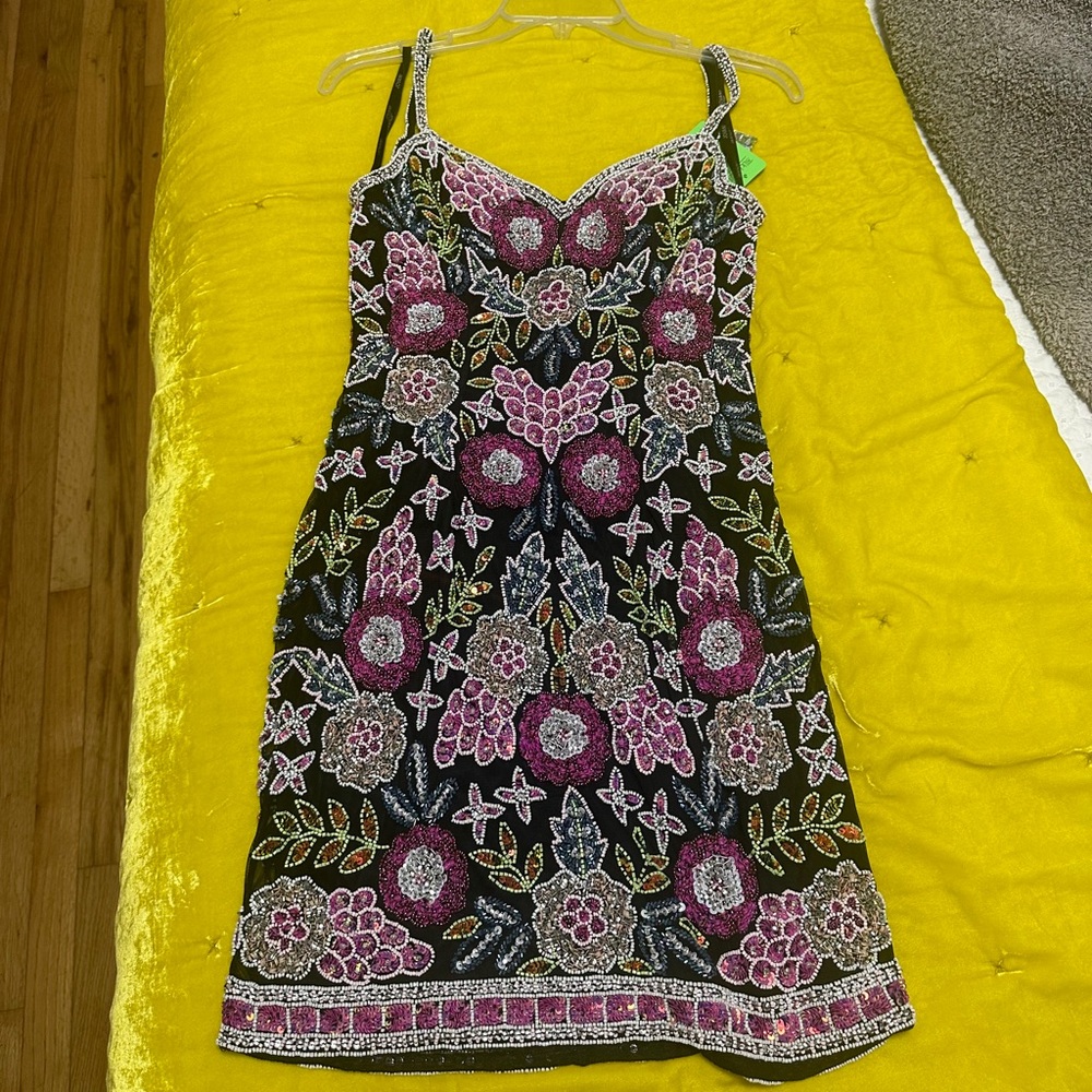 Fully beaded dress